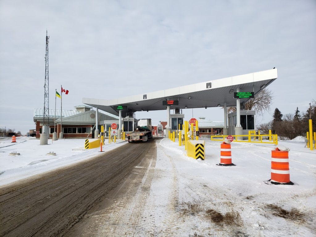 North Portal Upgrade to bi-level inspection station.